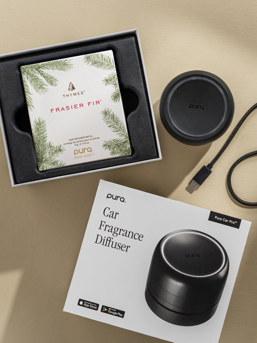 Frasier Fir Car Set - Freshen the Spaces You Use Most
