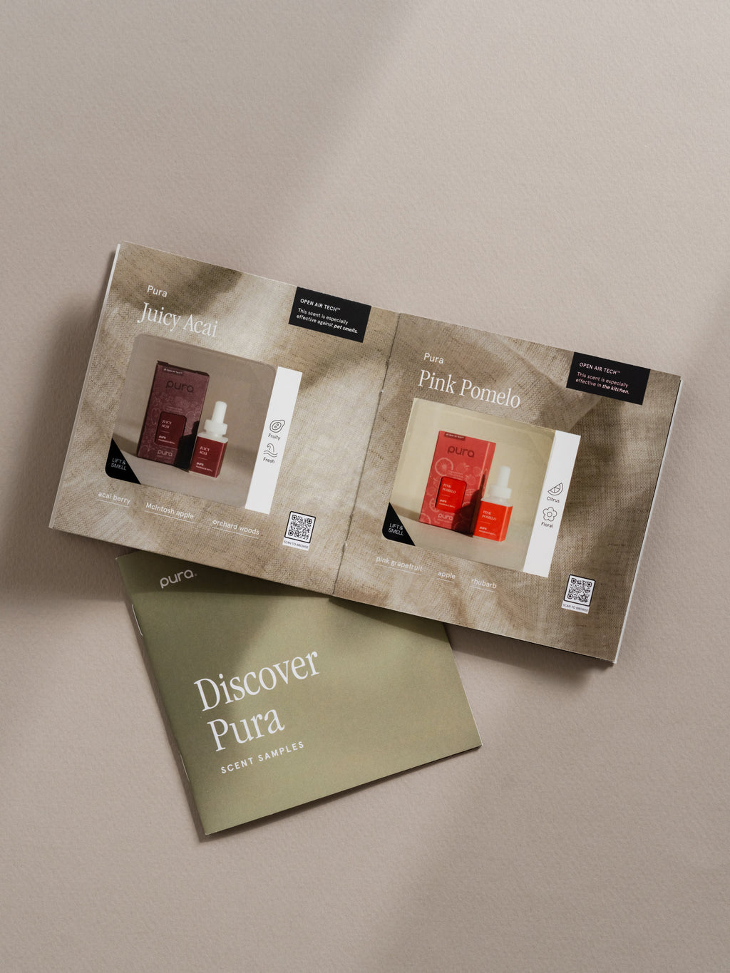 Discover Pura Scent Sample Booklet - Freshen Small Rooms Fast